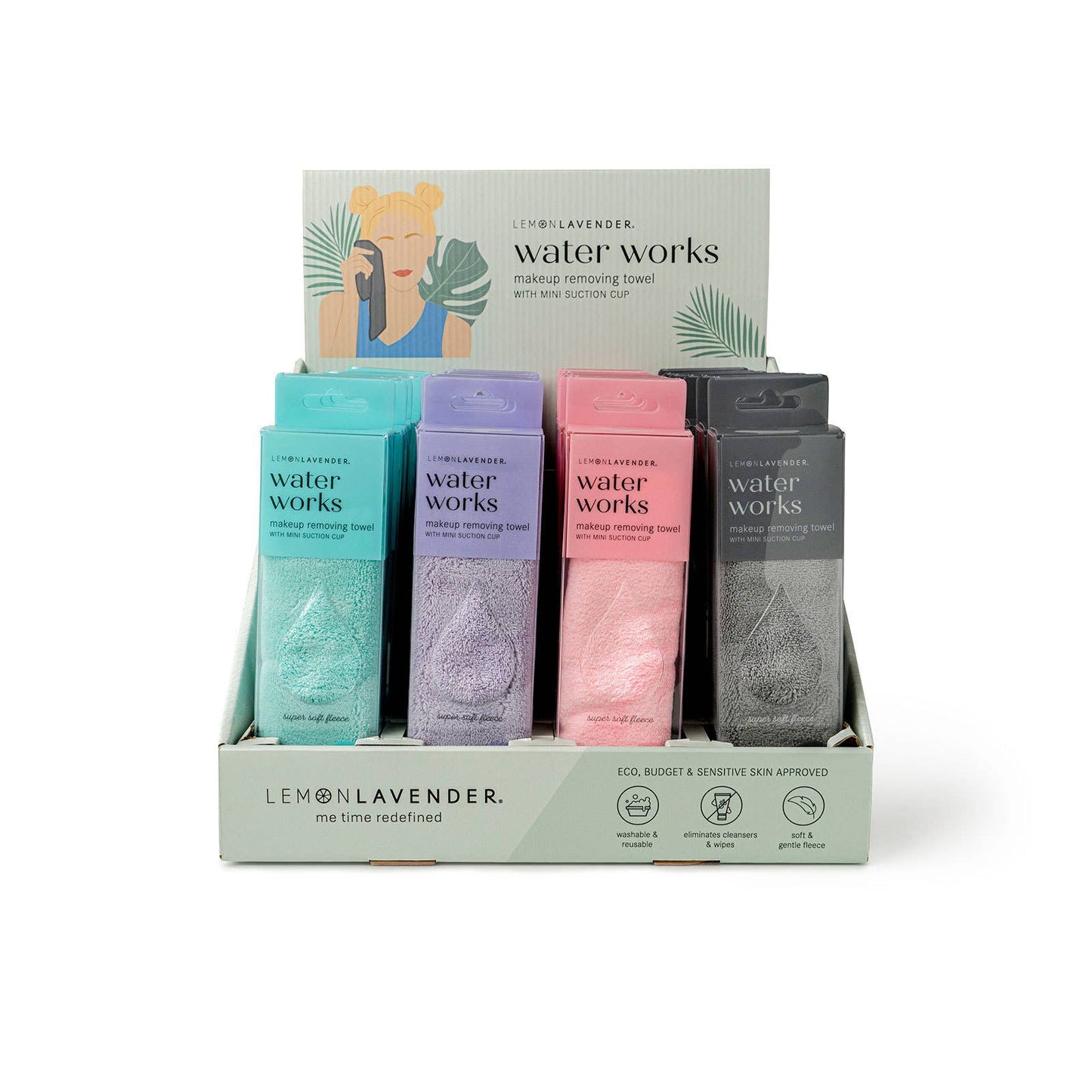 Water Works Make-up Removing Towel (Multiple Colors)