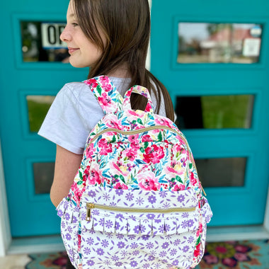 Ruffle School Backpack