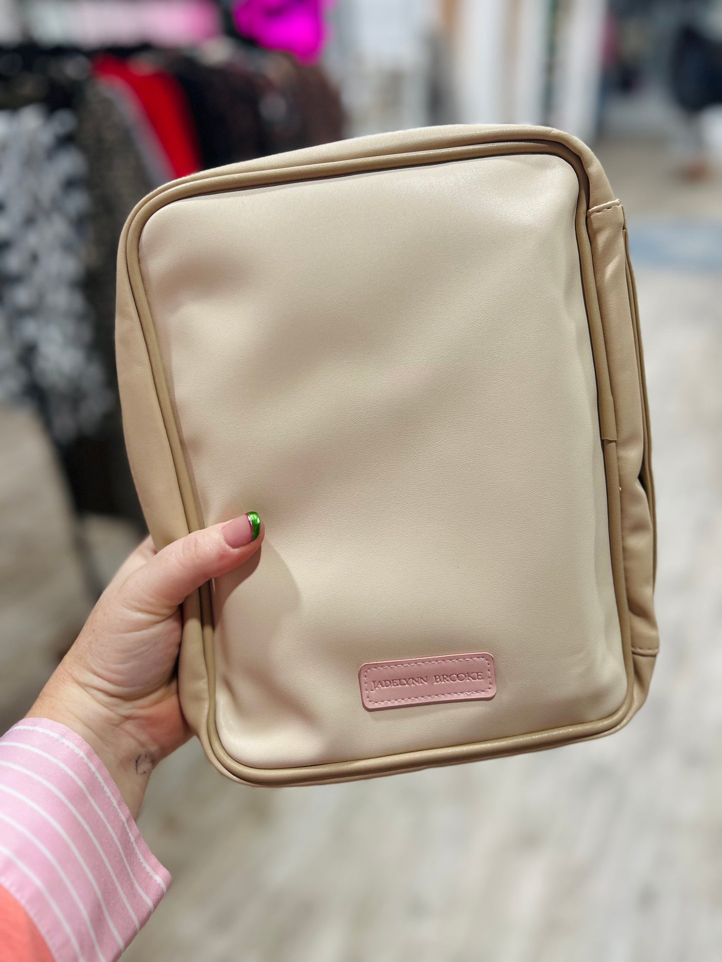 More Than Able Color Block Leather Bible Cover