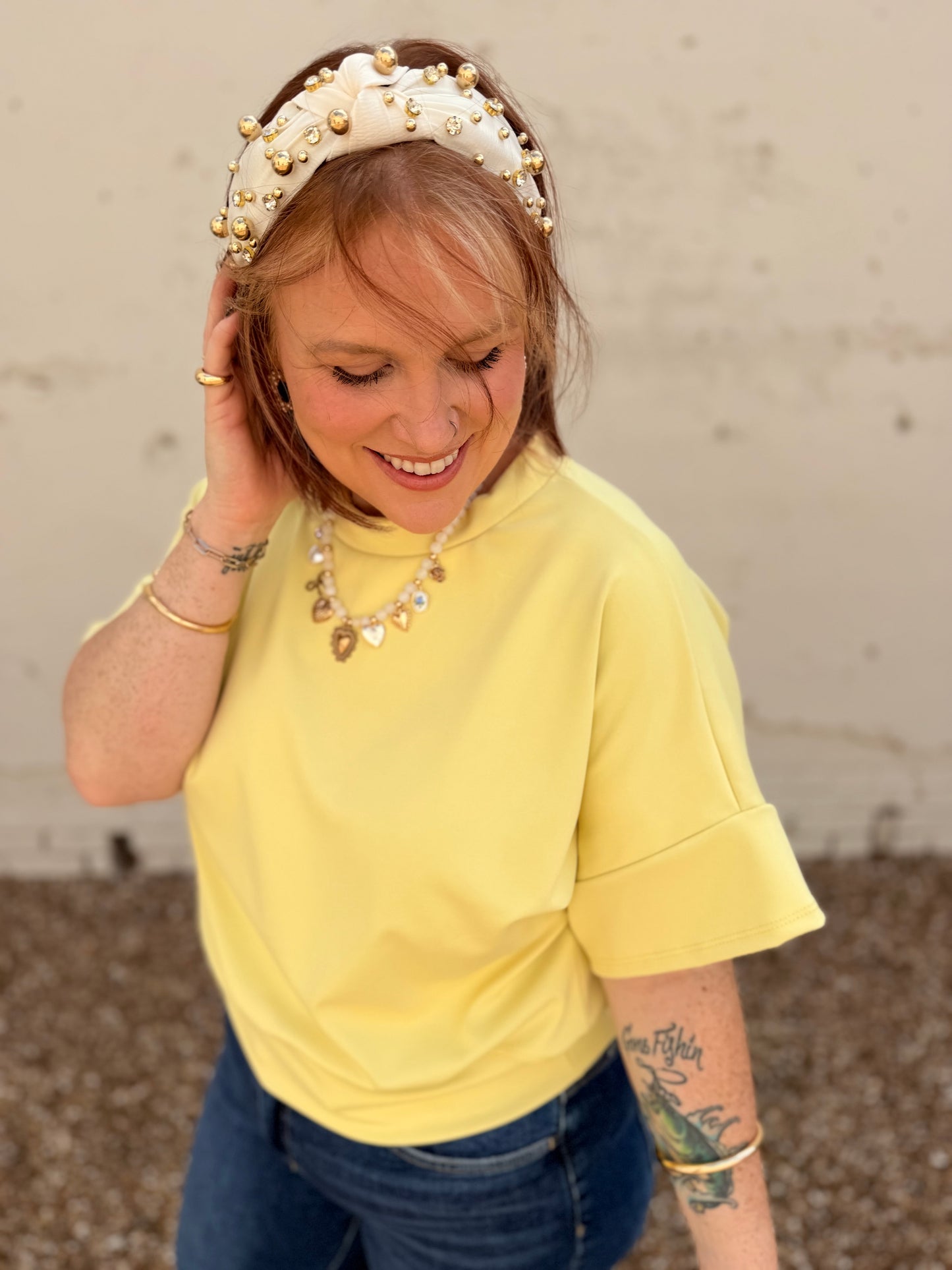 Shana Butter Yellow Top