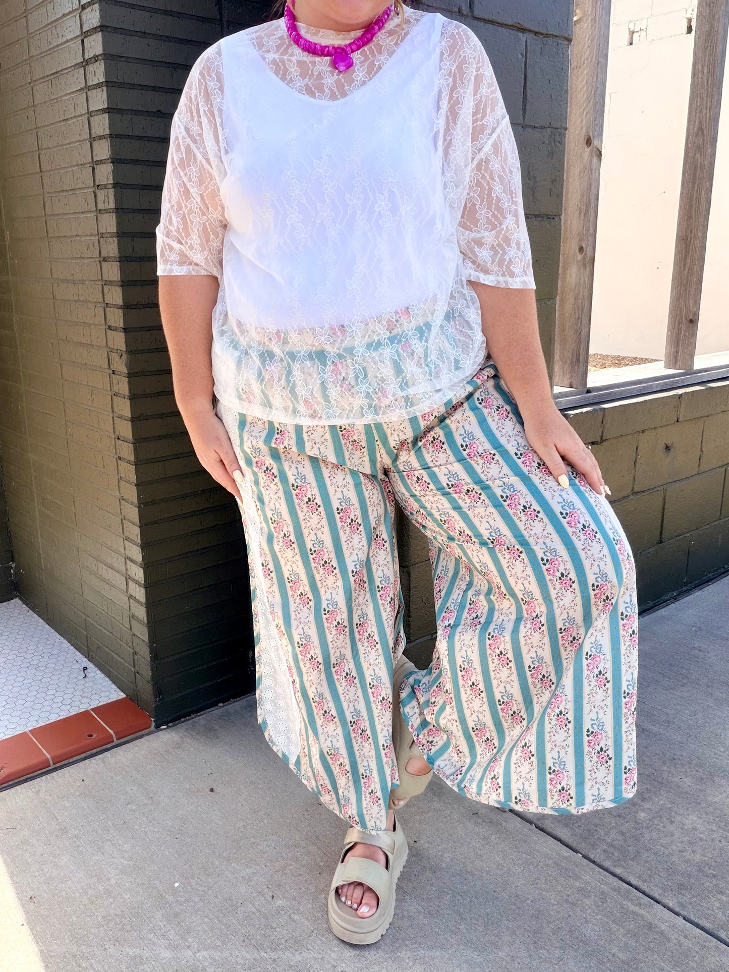 Bonnie Floral Wide Leg Pants
