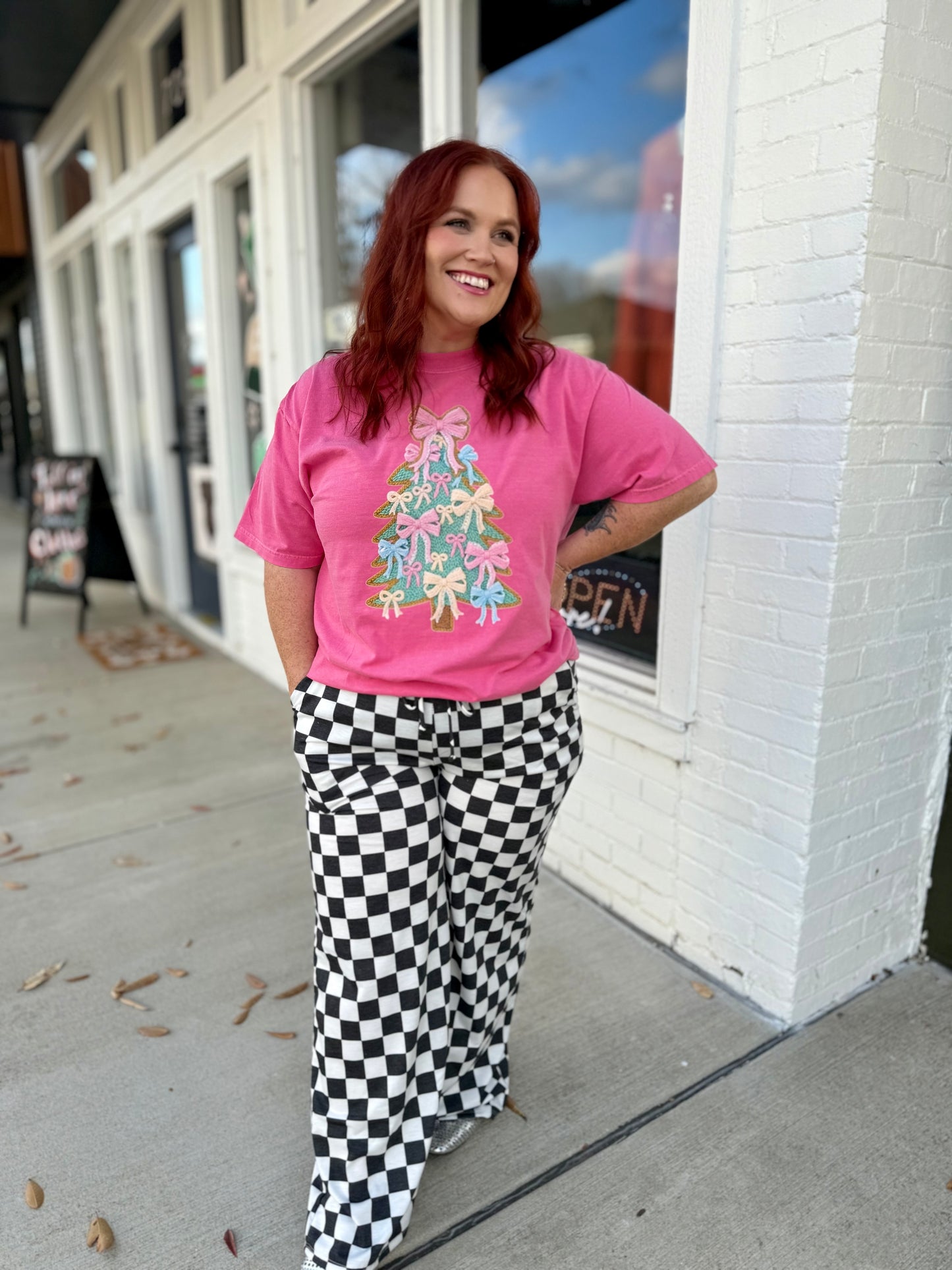 Chandra Checkered Pants