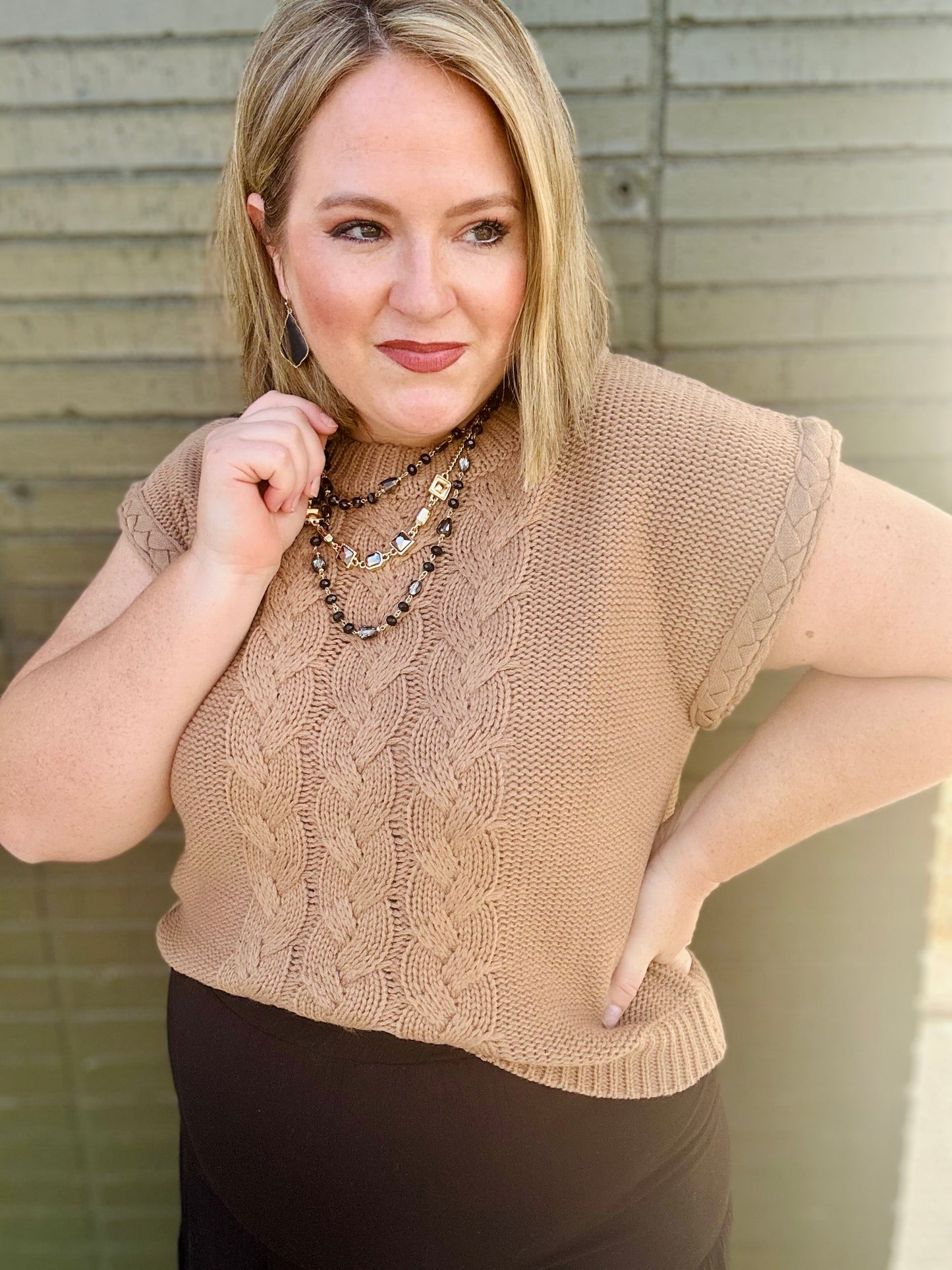 Cambri Cable Knit Sweater