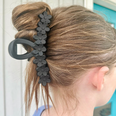 Matte Flower Claw Clip (Multiple Colors)