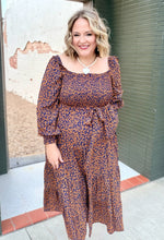 Abra Animal Print Maxi Dress