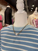 Gold Pearl Necklace