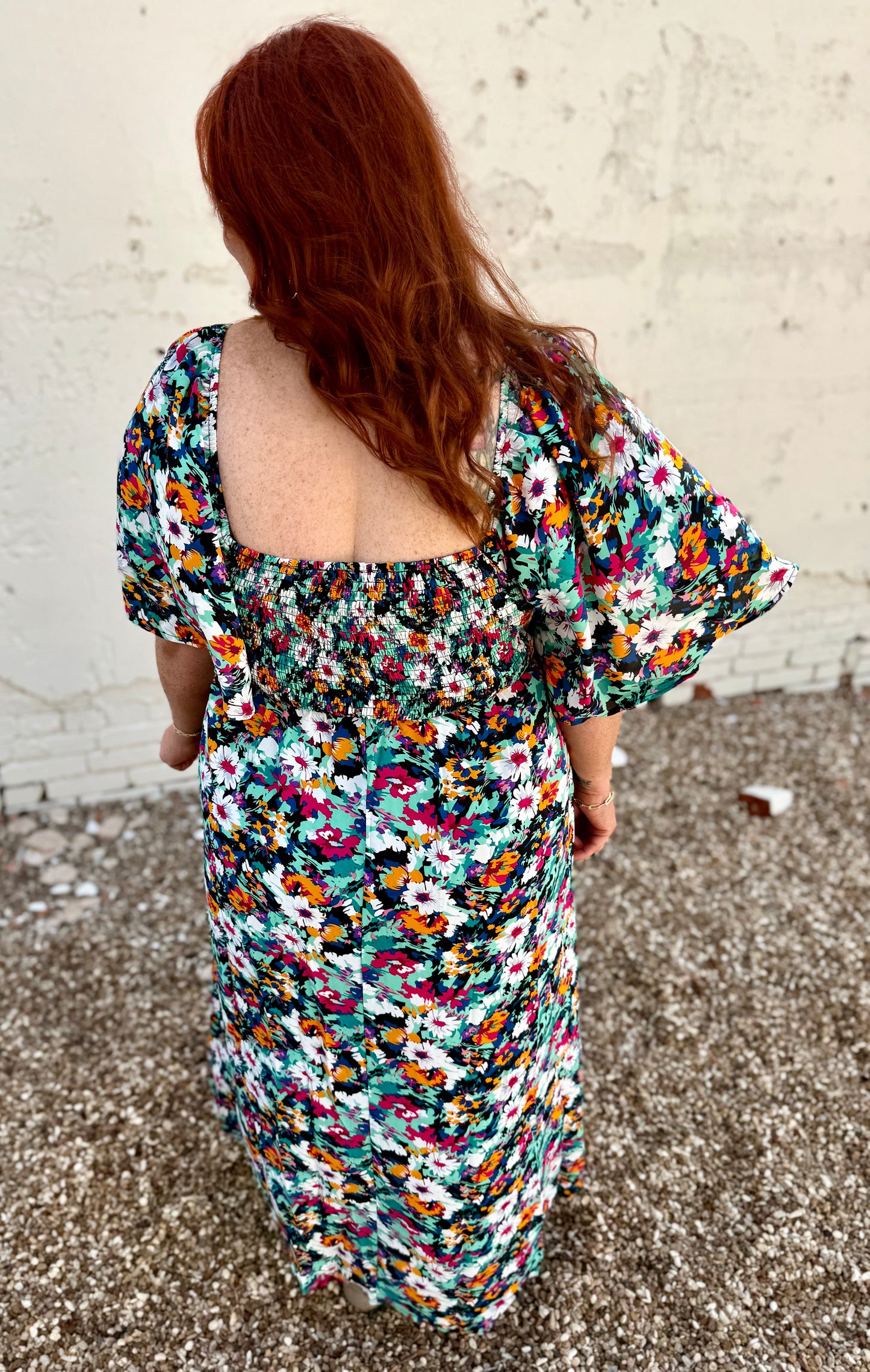 Tracy Black Floral Sweetheart Dress