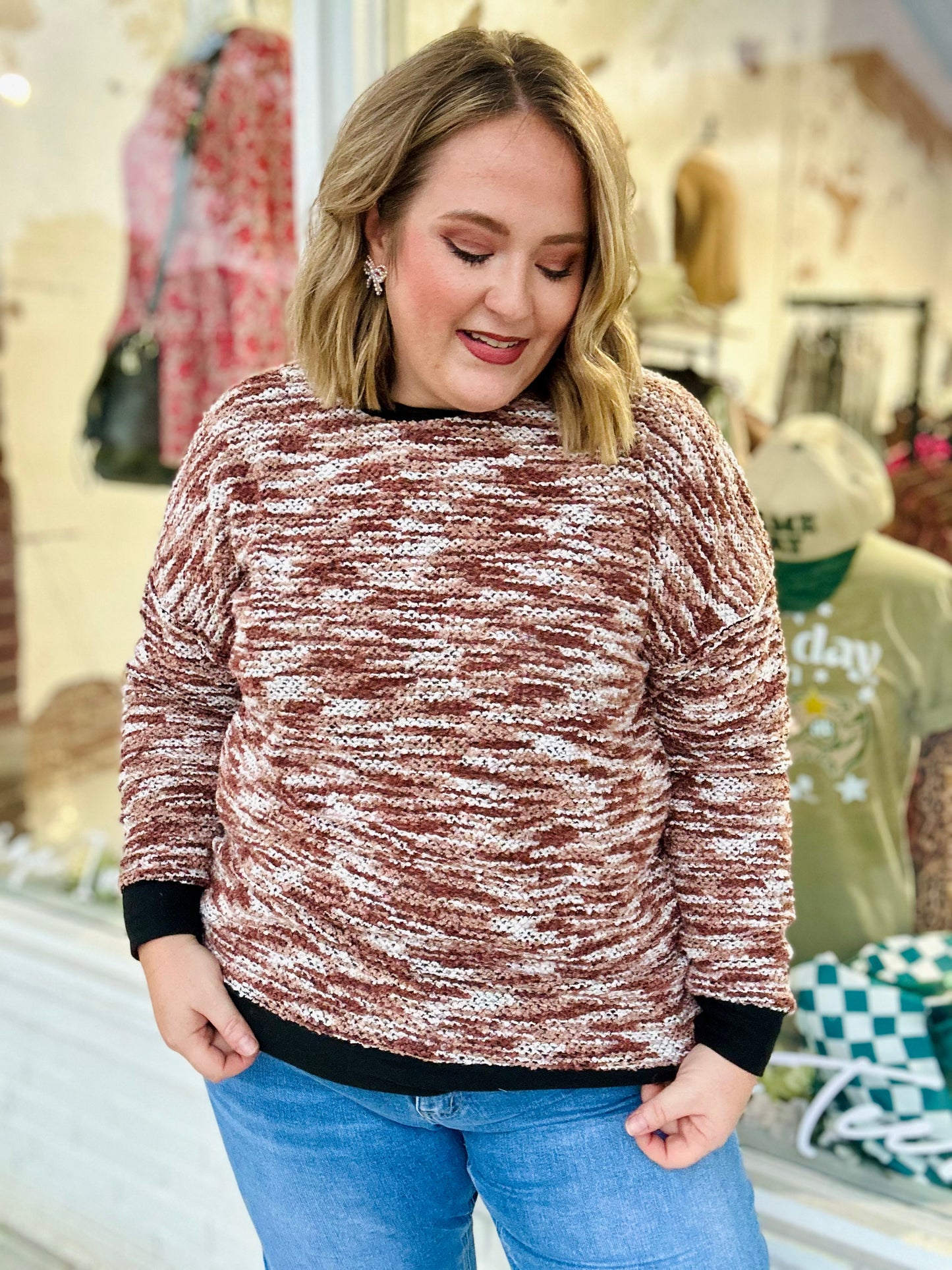 Kennedy Long Sleeve Knit Sweater