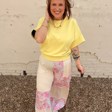 Elizabeth Floral Straight Leg Pants
