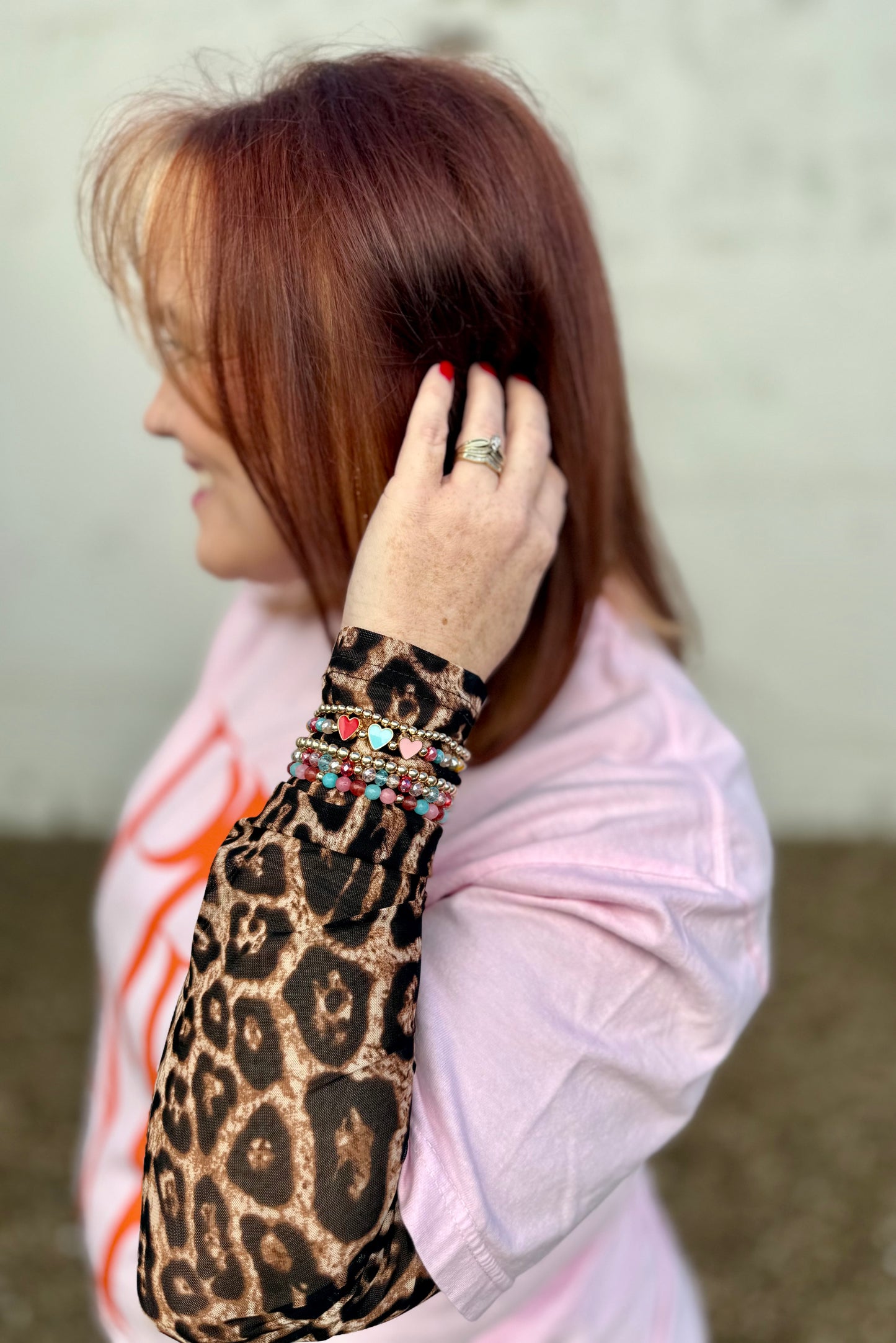 90s Heart Bracelet Set of 5