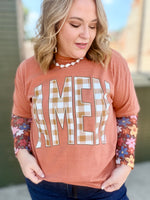 Amen Plaid Tee on Yam