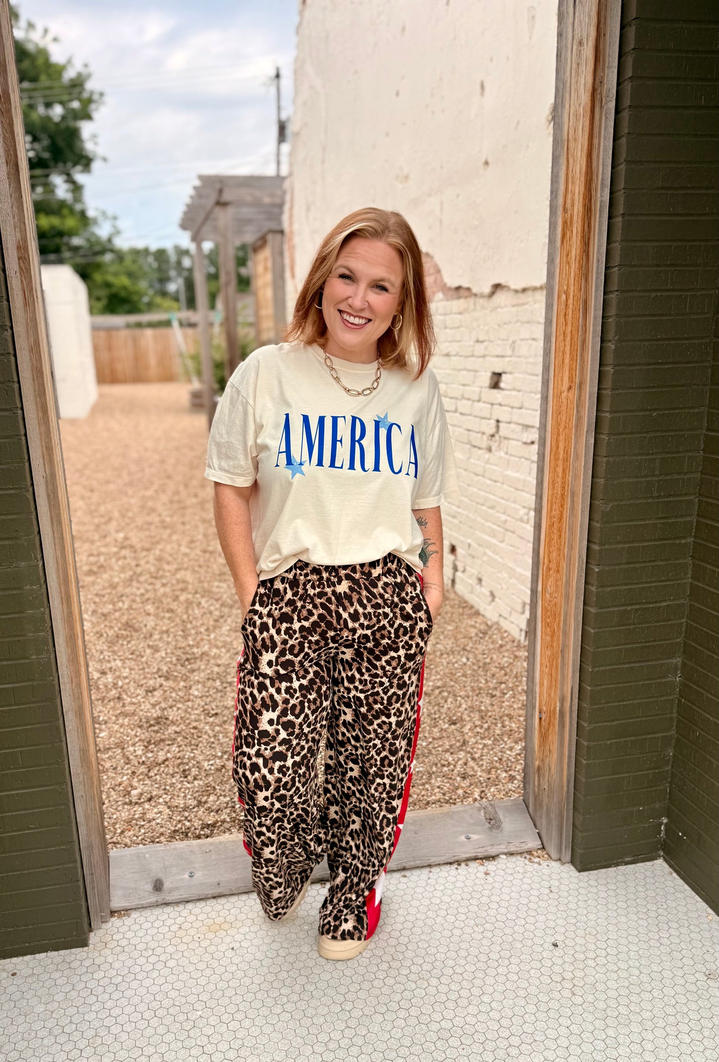Leopard Star Pants