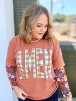 Amen Plaid Tee on Yam