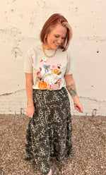Stephanie Animal Print Skirt