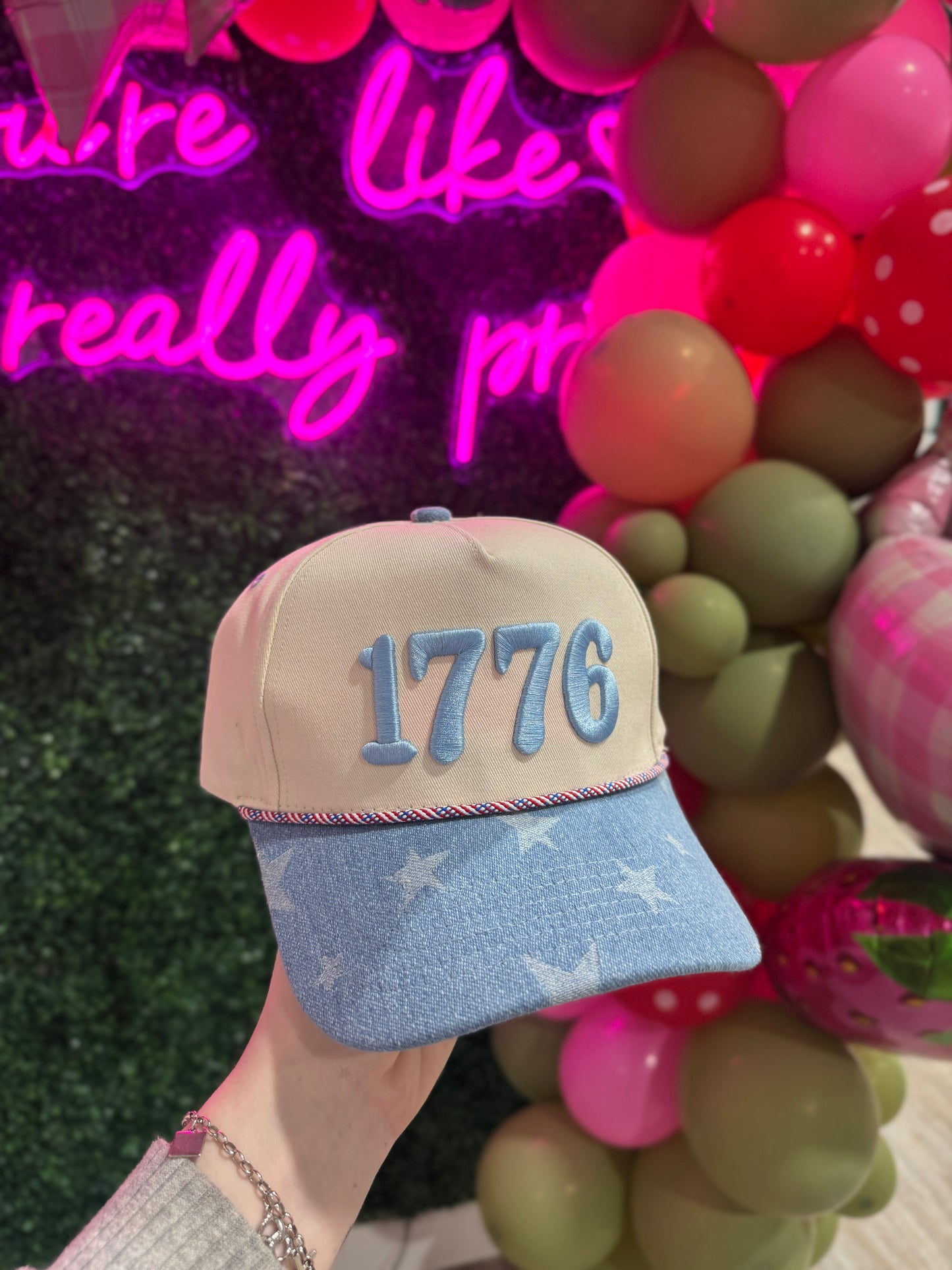 1776 Embroidered Hat