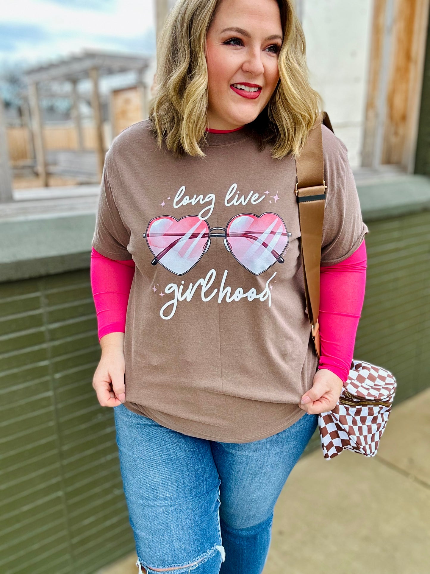 Long Live Girlhood Tee on Comfort Colors