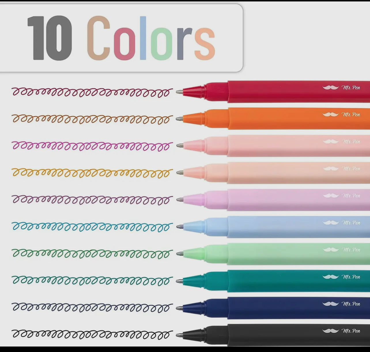 Colorful Assorted pens
