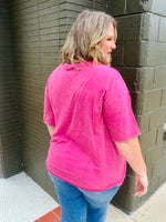 Kara Acid Washed Oversized Boyfriend Tee (Multiple Colors)