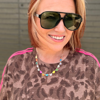 Multicolor Gemstone Necklace