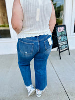 Elizabeth Wide Leg Vervet Jeans