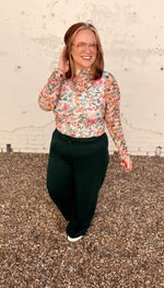 Field of Flowers Mesh Top