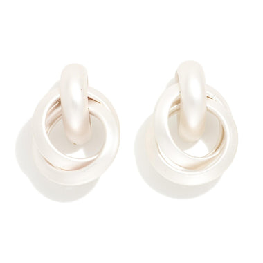 Abstract Post Earrings (Silver or Gold)