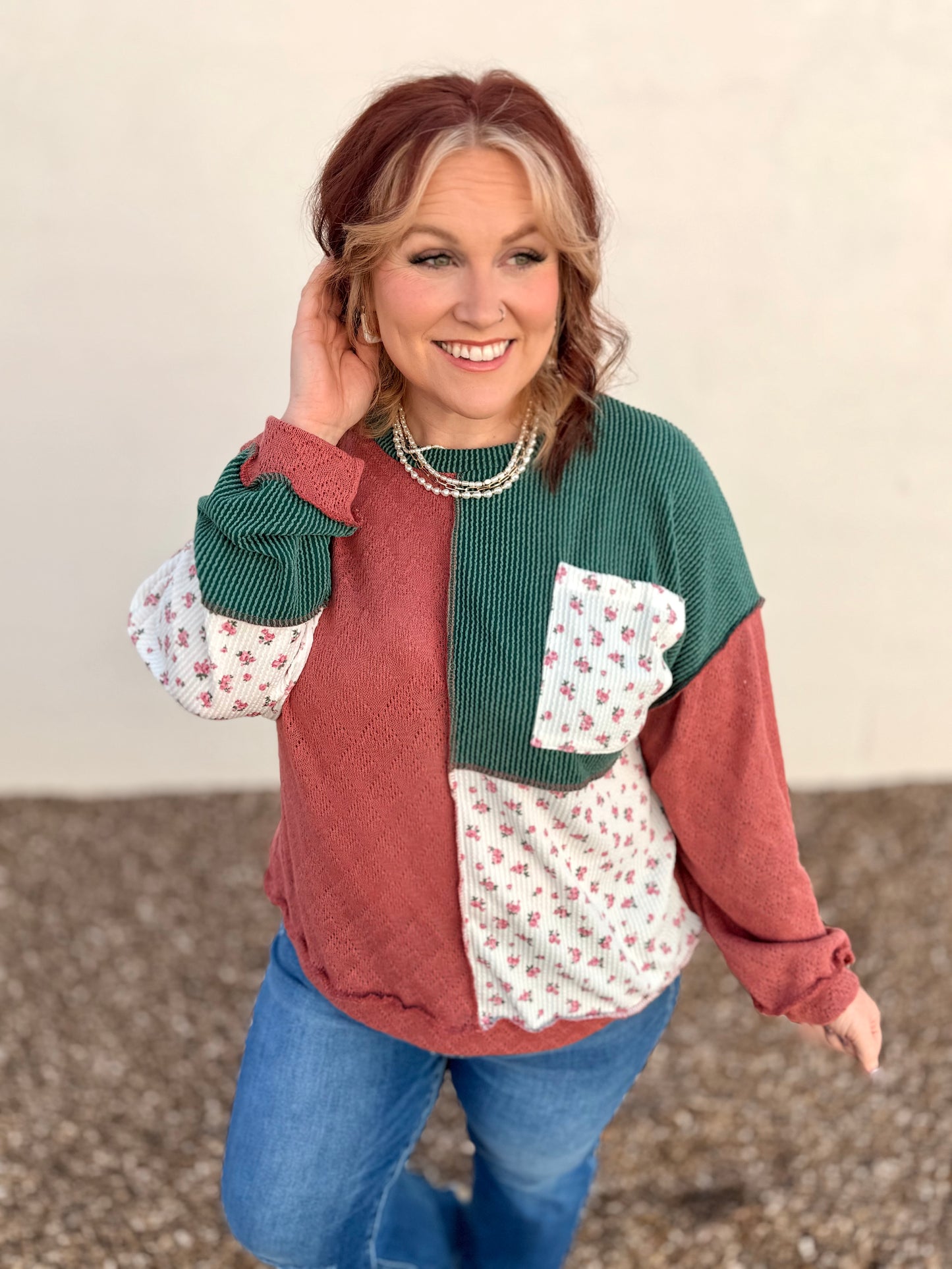 Mandy Multi Print Long sleeve