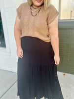 Sonnie Tiered Flowy Maxi Skirt