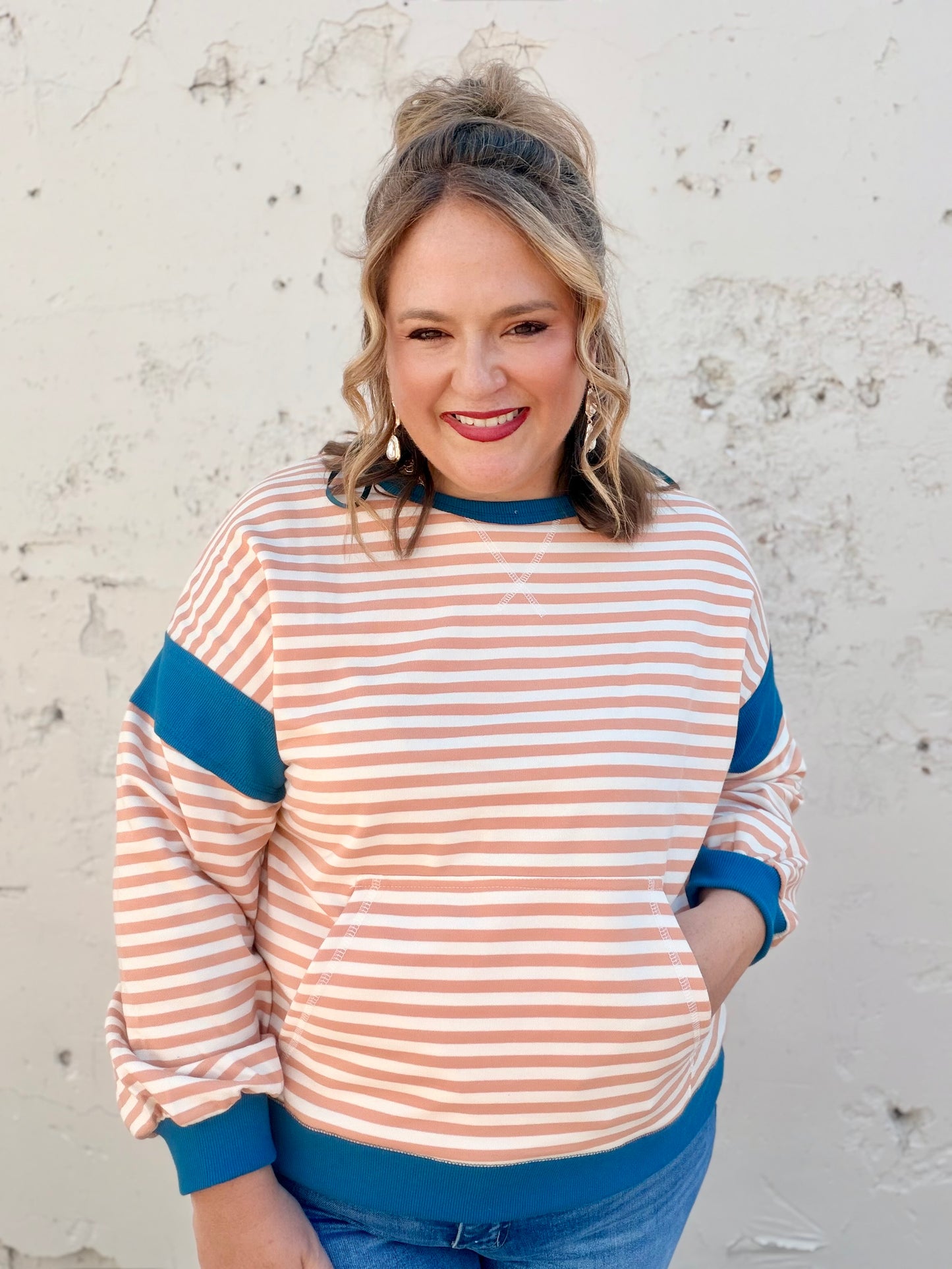 Rachael ColorBlock Striped Top