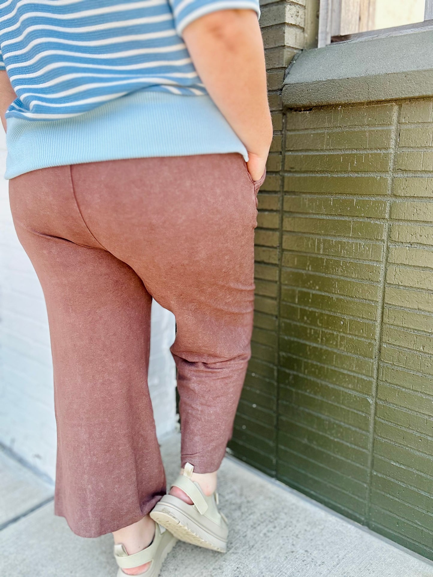 Terri Acid Wash Pants