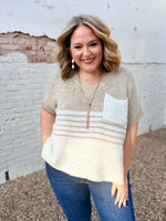 Allysia Coloblock Sweater Top