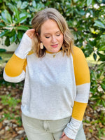 Taui Gold Colorblock Top