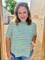 Molly Multicolor Striped Top