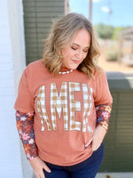 Amen Plaid Tee on Yam