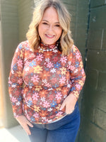 Multi Floral Mesh Top