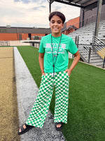 Jackie Green Checkered Pants