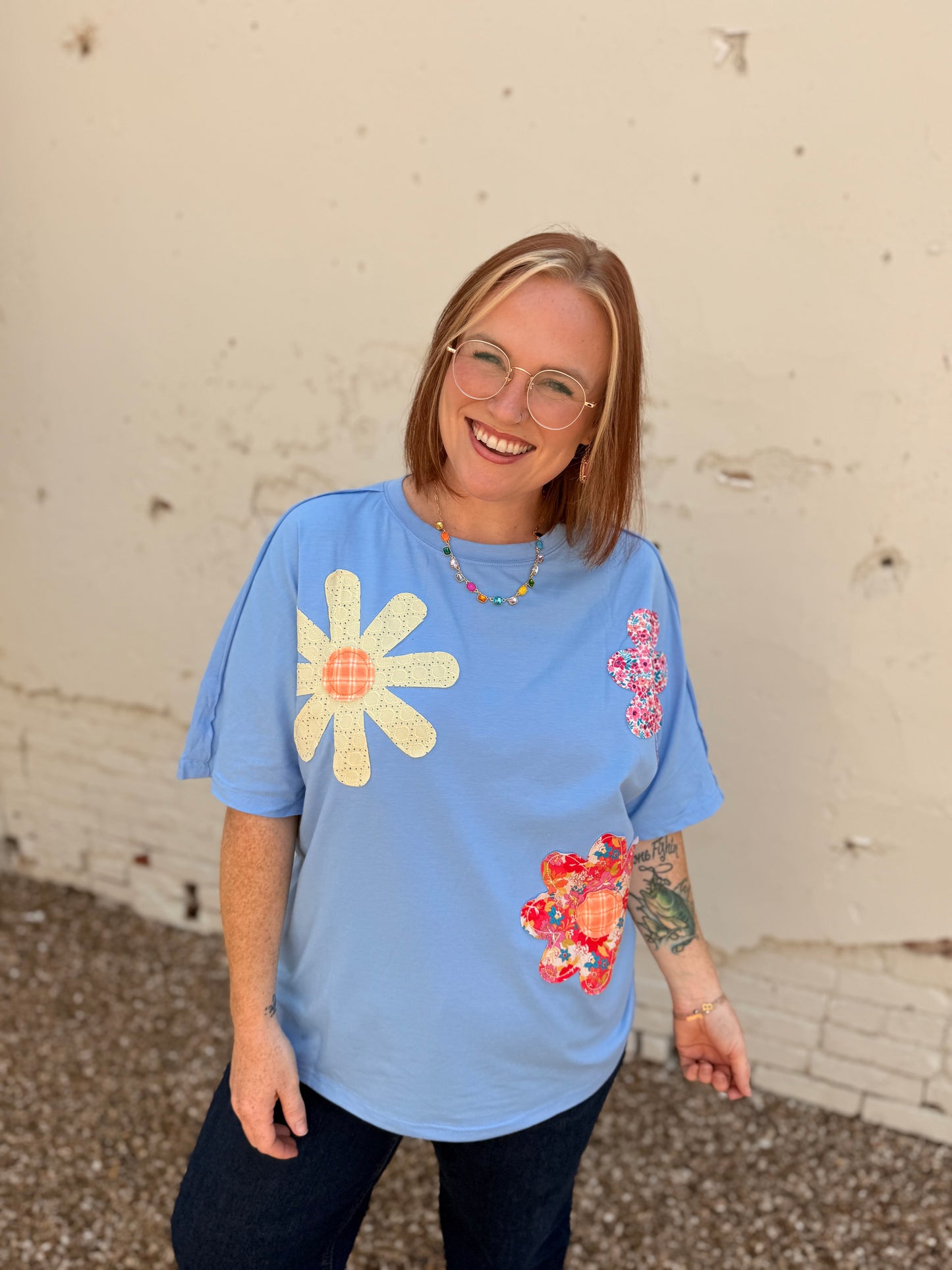 Daisy Patchwork Top
