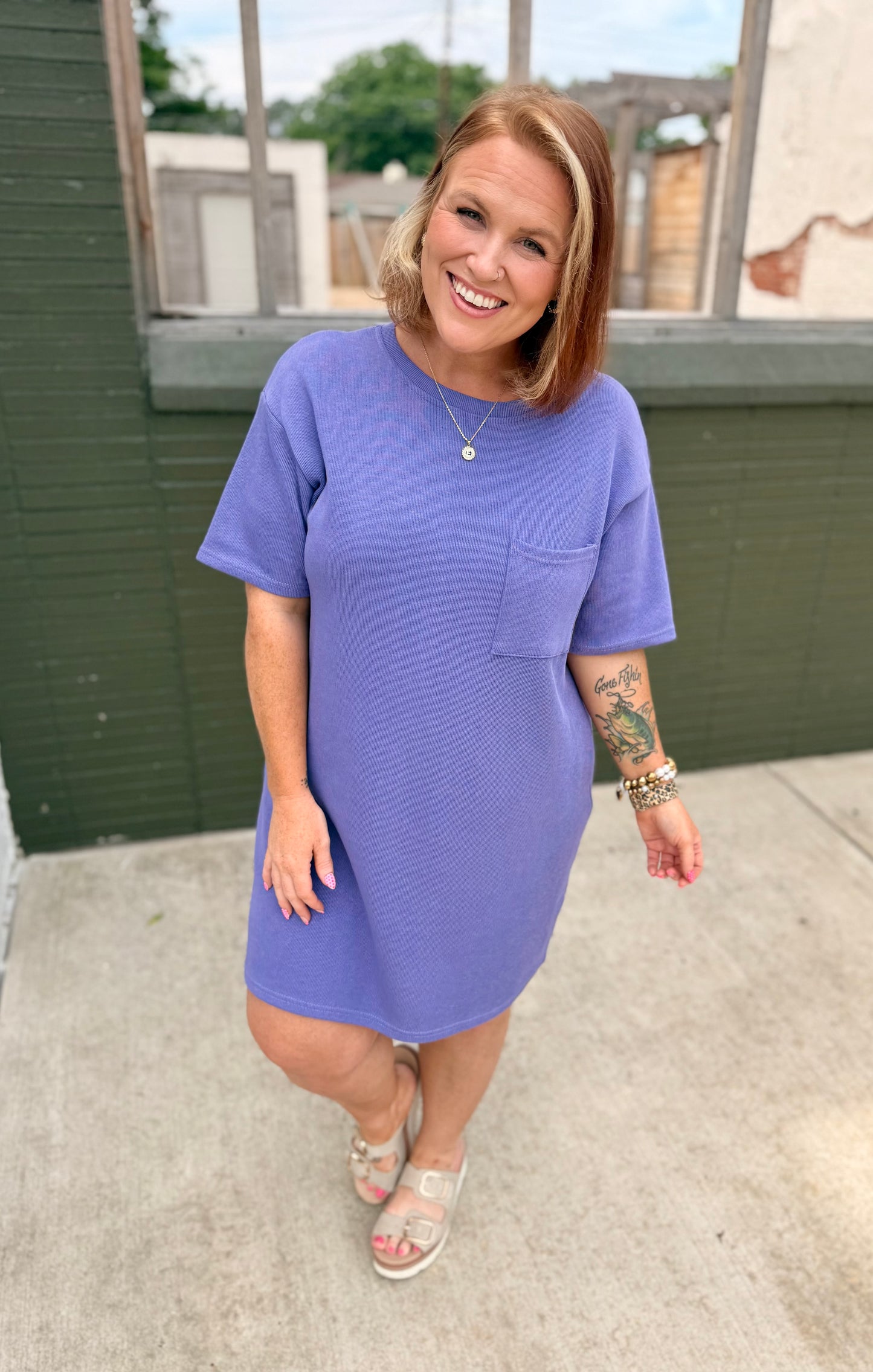 Lakyn Purple Woven Dress