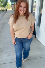 Elizabeth Wide Leg Vervet Jeans