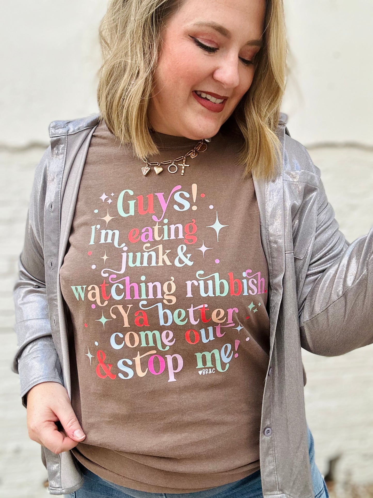 Life of the Party Shimmer Top in Silver