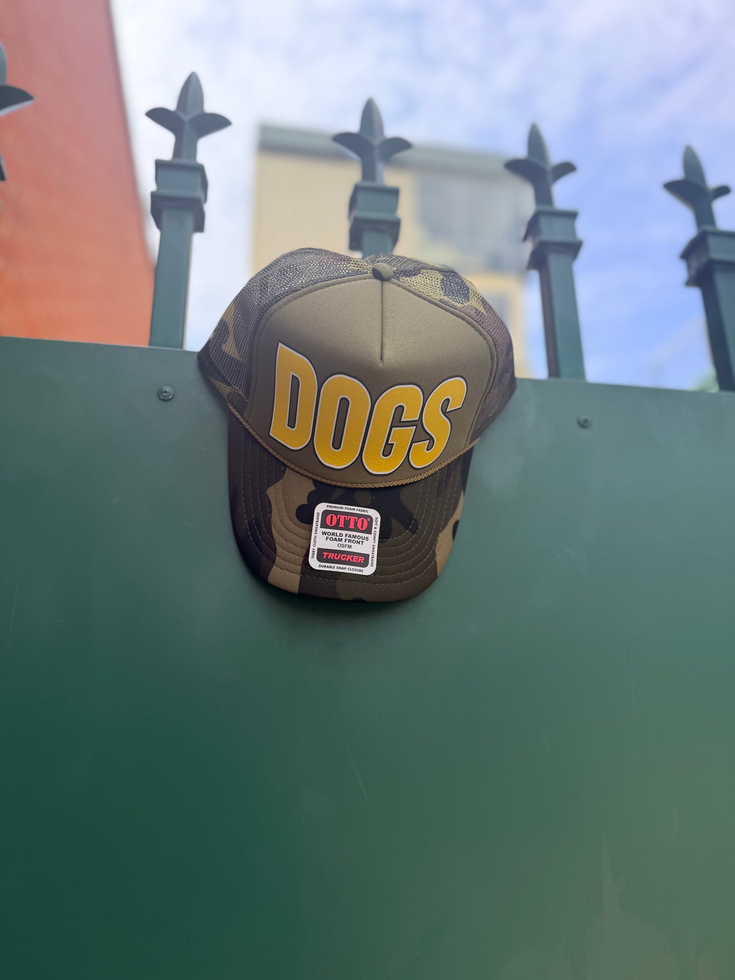 Large Varsity Hat on Camo