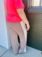 Kathy Ribbed Wide Leg Pants