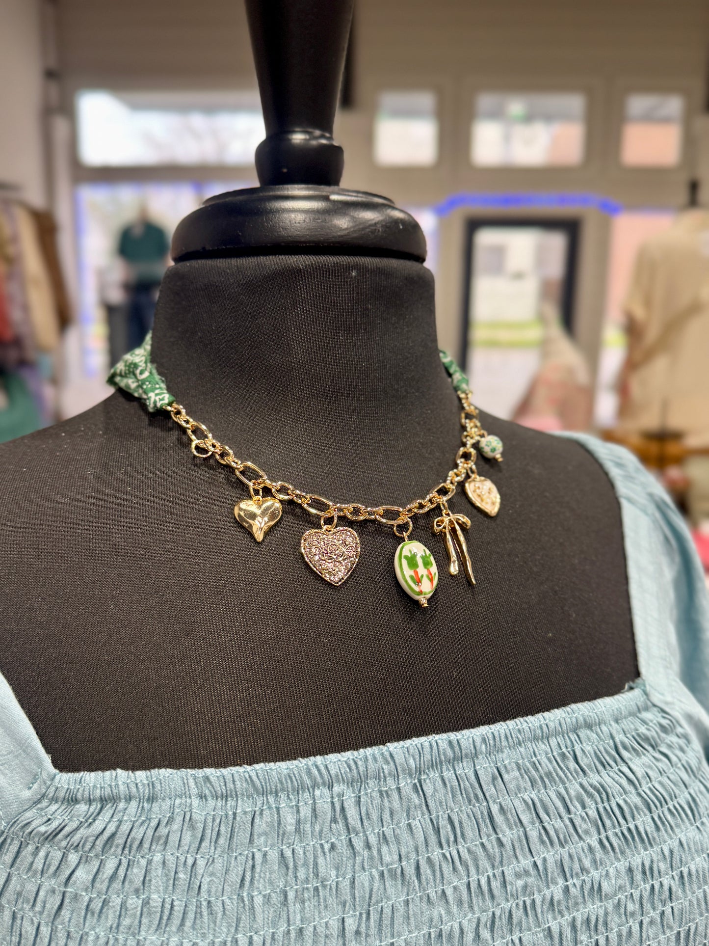 Scarf Charm Necklace