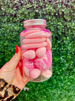 Jar of Makeup Sponges & Beauty Puffs