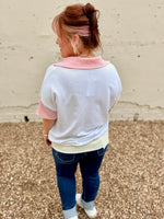 Kristen Pink Lined Top