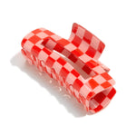 Checkered Claw Clip (Multiple Colors)
