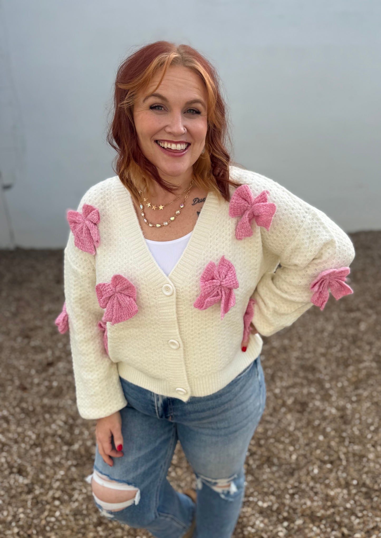 Amy Bow Cardigan