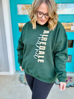 Customizable Faux Glitter School Spirit Sweatshirt (Any school and name!)