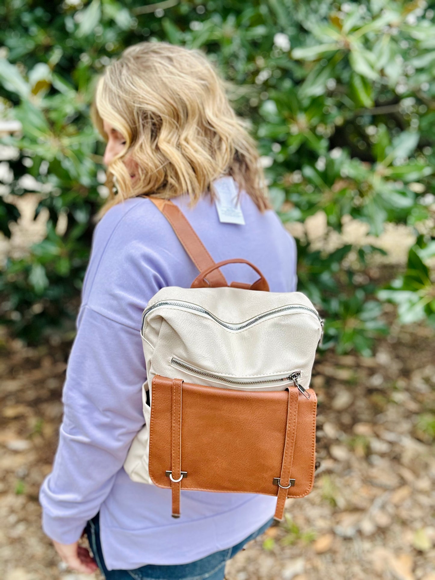 Sadie Vegan Leather Backpack