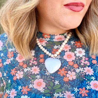 Stone Heart Necklace